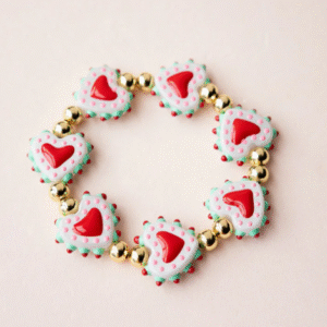 Pulsera Corazones Balines